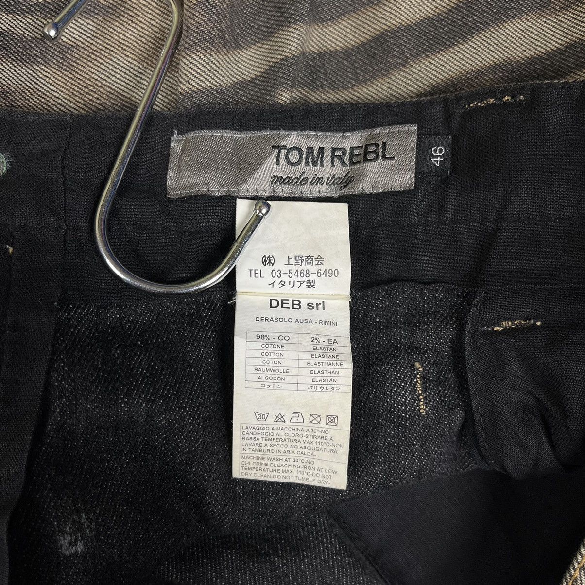 Hysteric Glamour × Tom Rebl Tom Rebl Zebra print denim pants Size US 33 - 20 Thumbnail