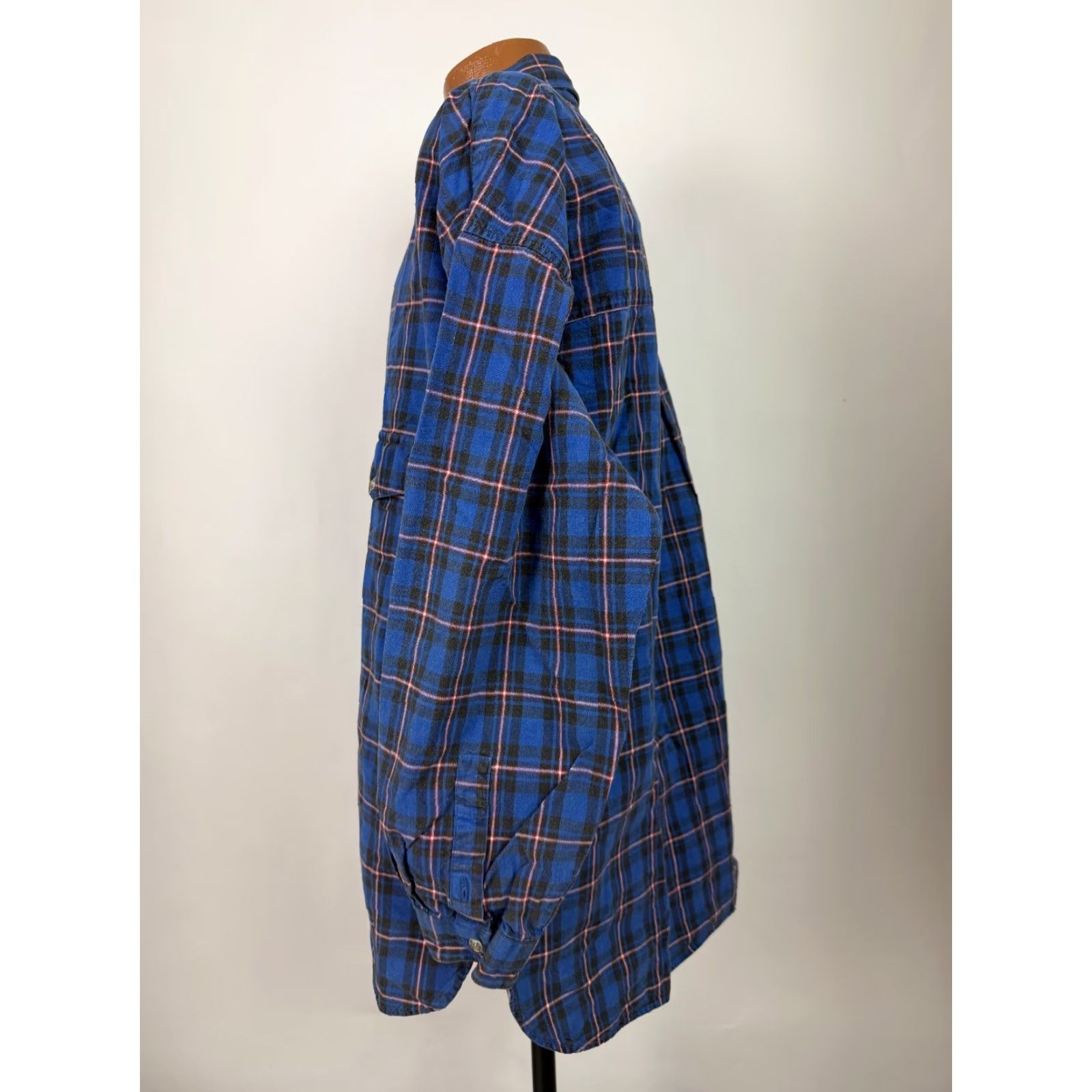Vintage VINTAGE World Island Shirt Mens L Blue Plaid Heavyweight Oversized 90s Pipe Dreams? Size US L / EU 52-54 / 3 - 7 Thumbnail