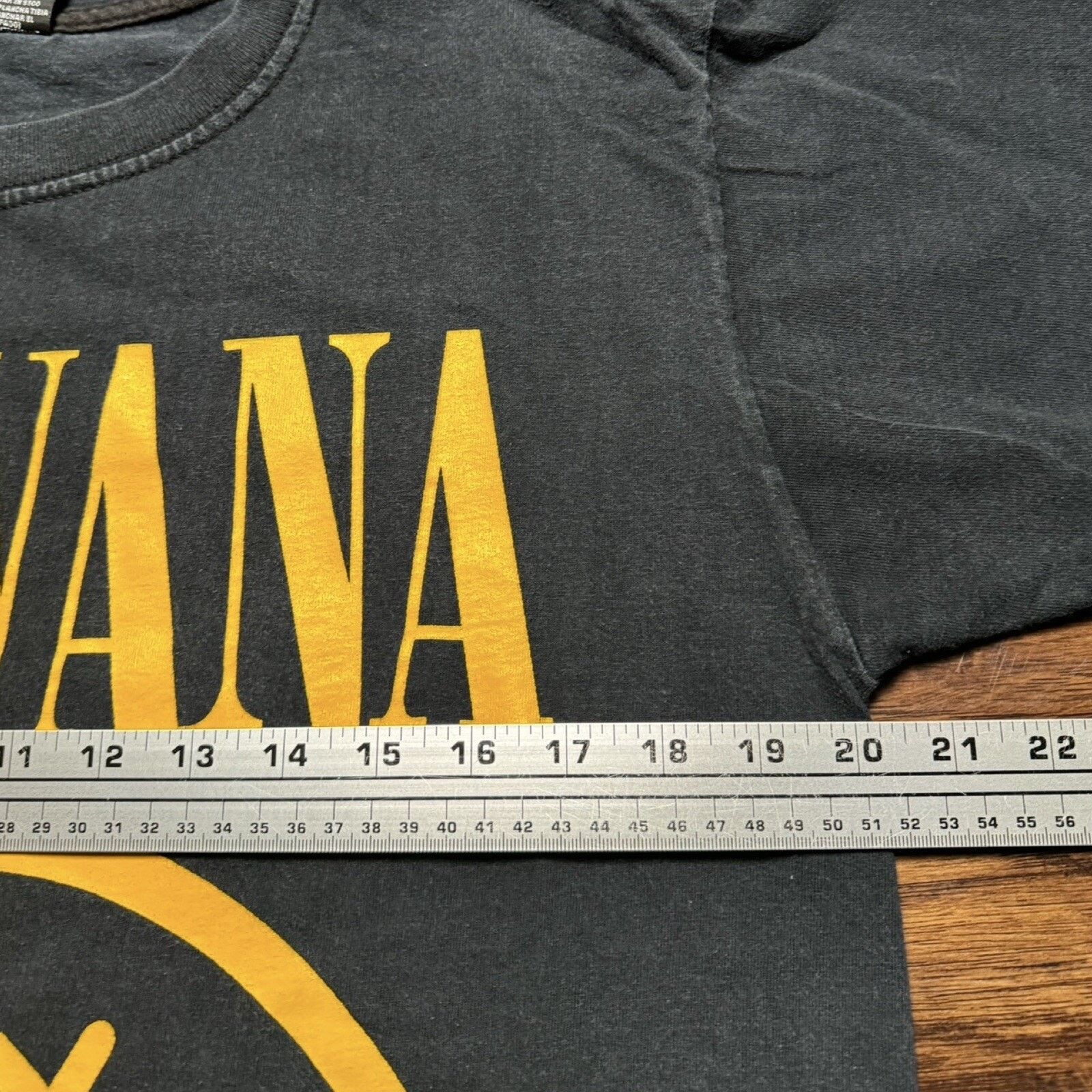 Nirvana Vintage Y2K Nirvana Smiley Double Sided Graphic T shirt Fade Size US M / EU 48-50 / 2 - 4 Thumbnail