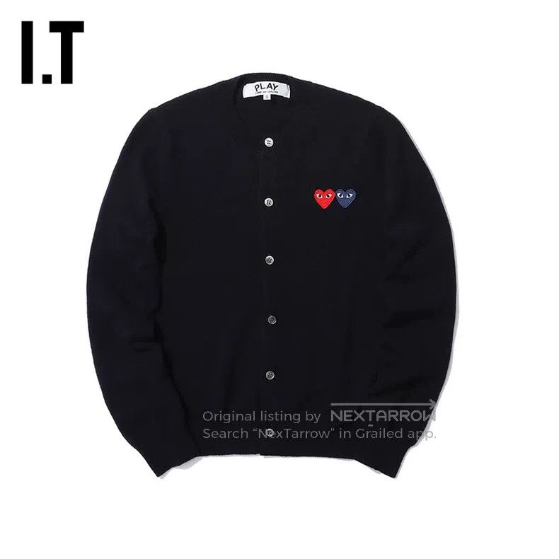 Comme des Garcons Comme Des Garcons Wool knitted cardigan Size L / US 10 / IT 46 - 2 Thumbnail