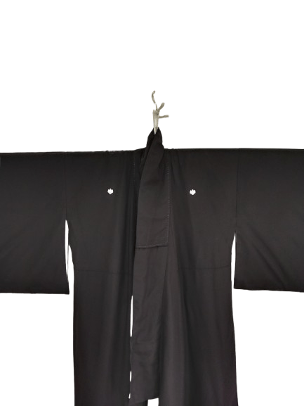 Komono Vintage Yukata Furisode Tomesode Kimono JAPANESE Robe Size L / US 10 / IT 46 - 5 Thumbnail