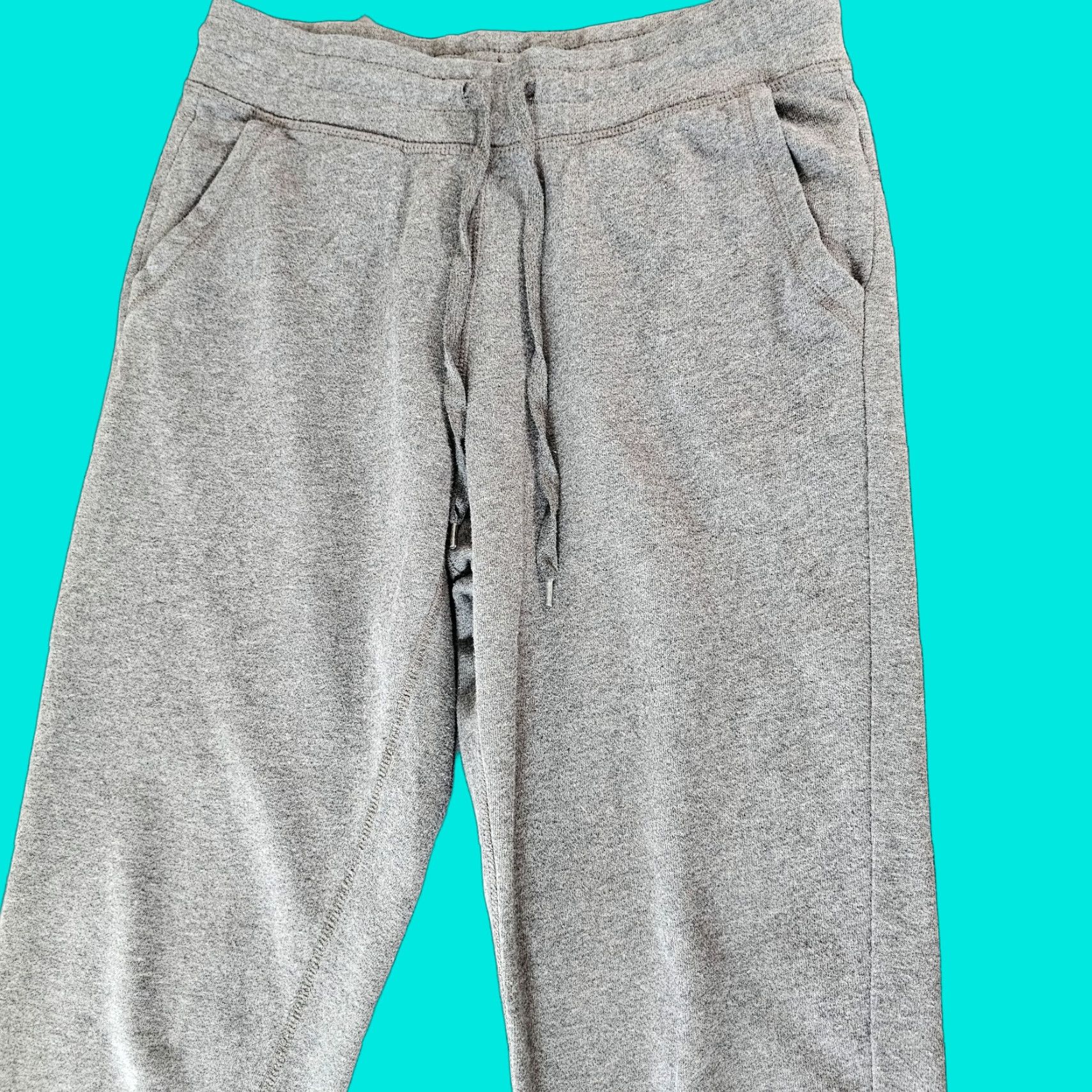 Champion Champion Sweat Pants Women's S Charcoal Elastic Waist Pockets Taper Leg Inseam 26 in Pants Athleisure Gym & Training Elite Life Size 28" / US 6 / IT 42 - 1 Thumbnail