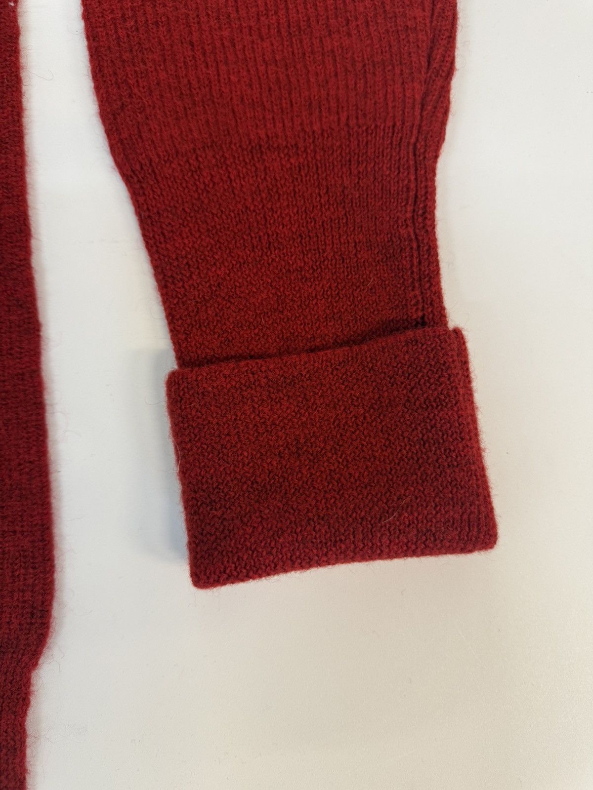 Maison Margiela MAISON MARGIELA SS17 100% Wool Scarf-Neck Cardigan — Size L Size L / US 10 / IT 46 - 11 Thumbnail