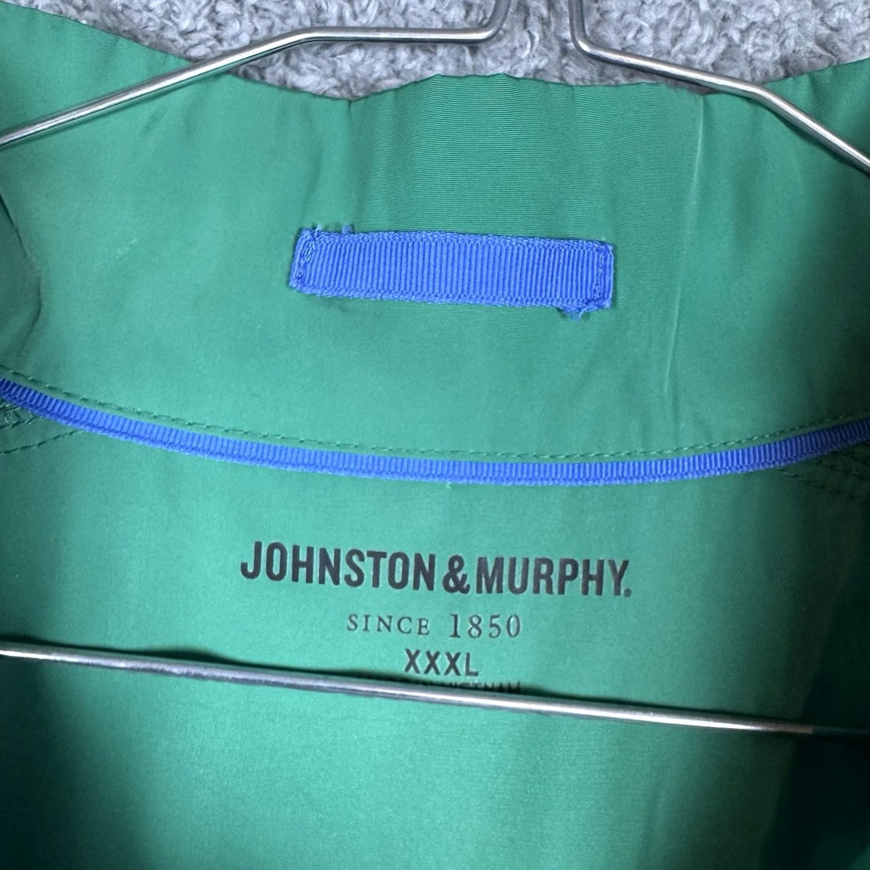Johnston & Murphy Johnston & Murphy Jacket Mens 3XL Tech Mint 1/4 Zip Modal Classic Preppy Shirt Size US XXL / EU 58 / 5 - 5 Thumbnail