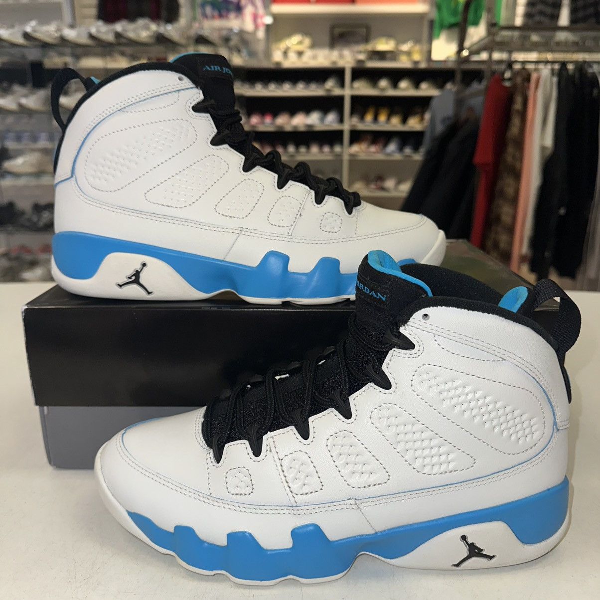 Jordan Brand Size 7.5 - Air Jordan 9 Retro 2024 Powder Blue - FQ8992-101 Size US 7.5 / EU 40-41 - 1 Thumbnail