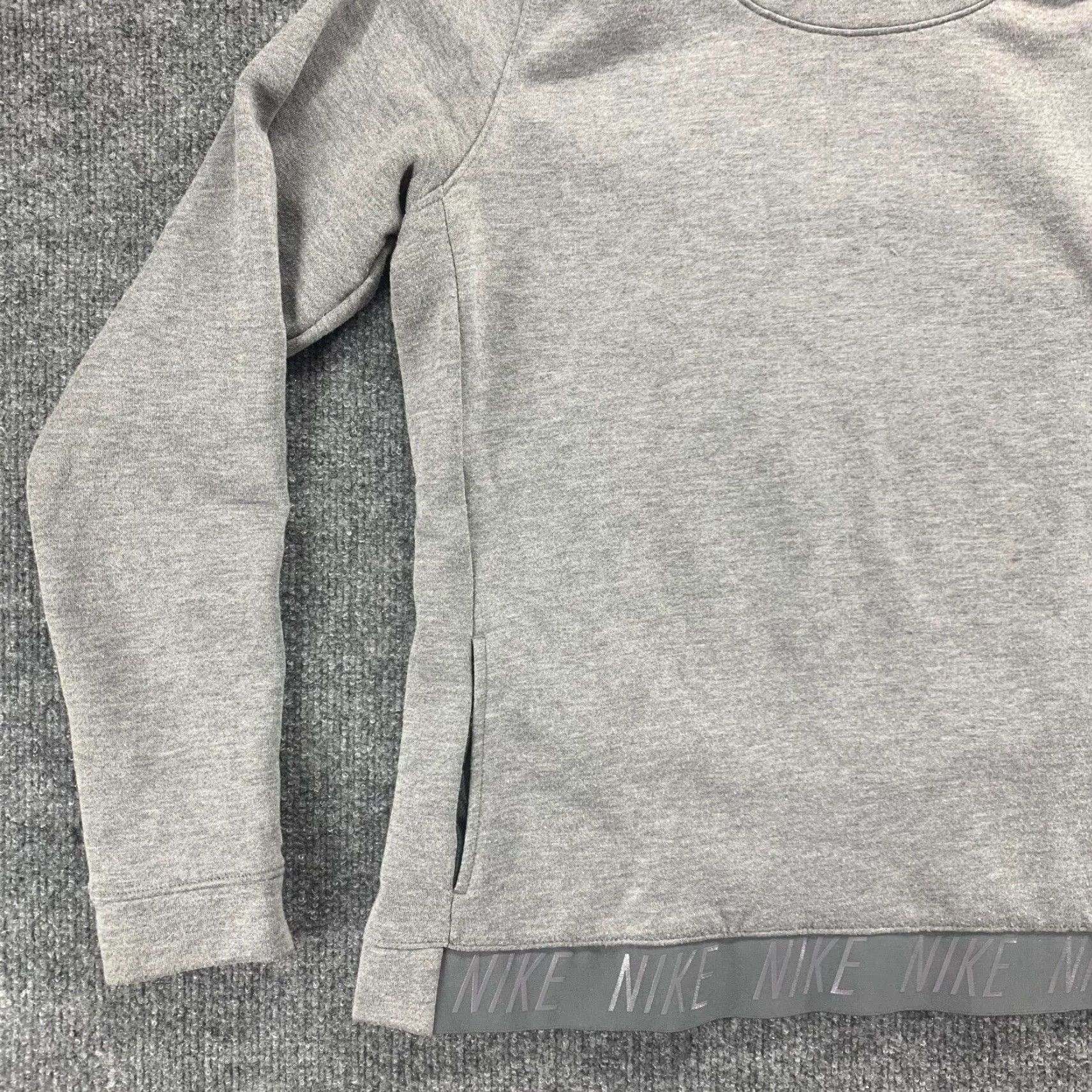 Nike Nike Womens Sweatshirt Medium Gray Pullover Dri-FIT Turtleneck Activewear Size M / US 6-8 / IT 42-44 - 7 Thumbnail