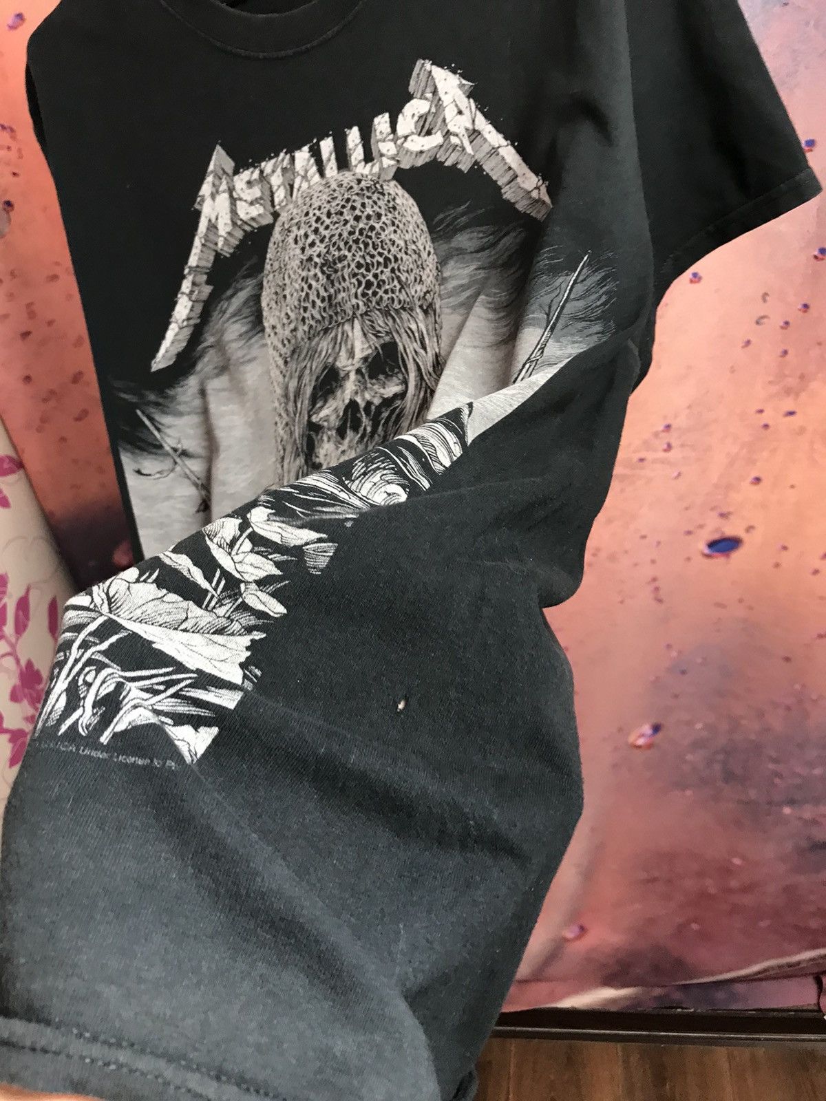 Band Tees Vintage Metallica band rock tee Size US L / EU 52-54 / 3 - 4 Thumbnail