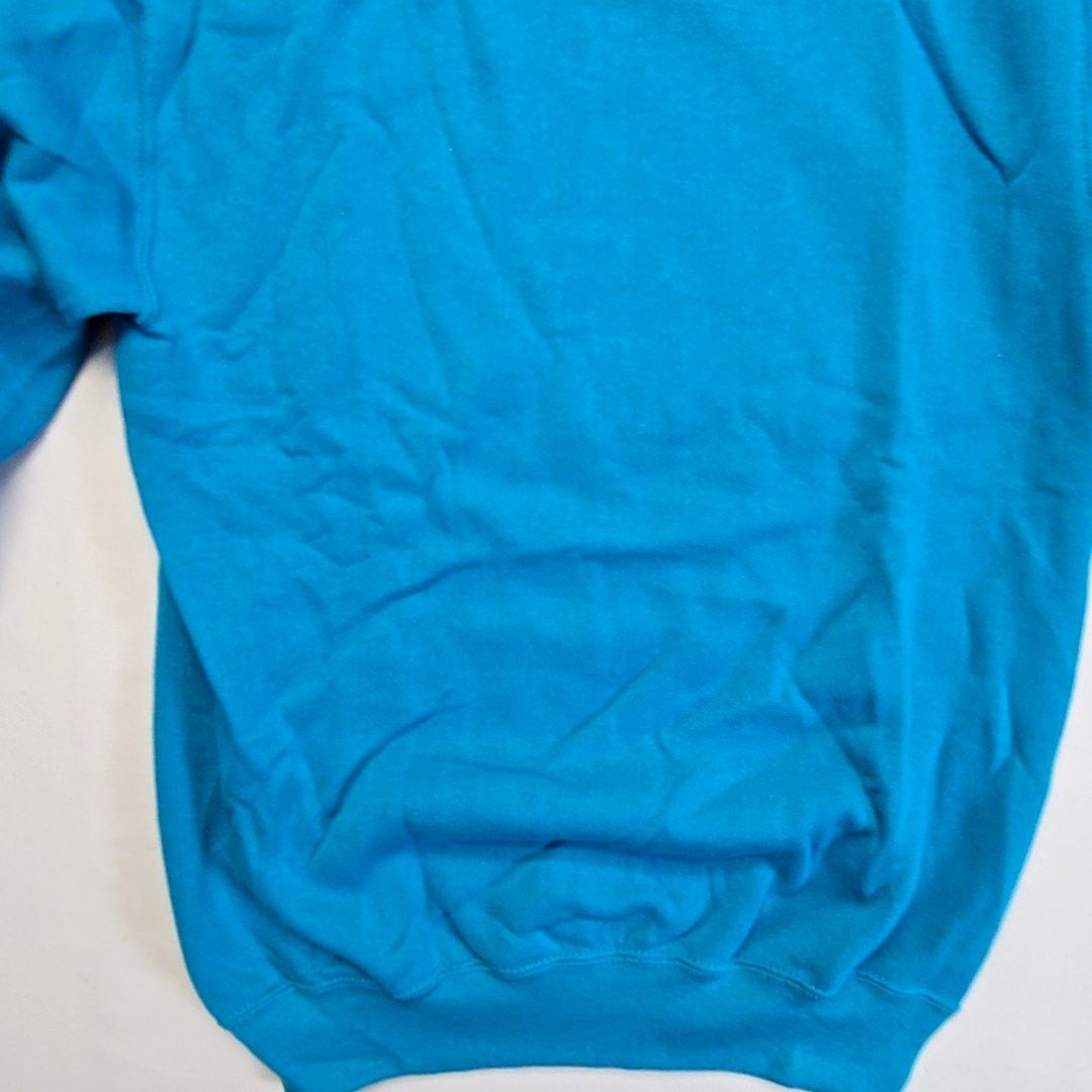 Jerzees Vintage Blank Sweatshirt Blue Plain Crewneck M Sweater 90s Size US M / EU 48-50 / 2 - 4 Thumbnail