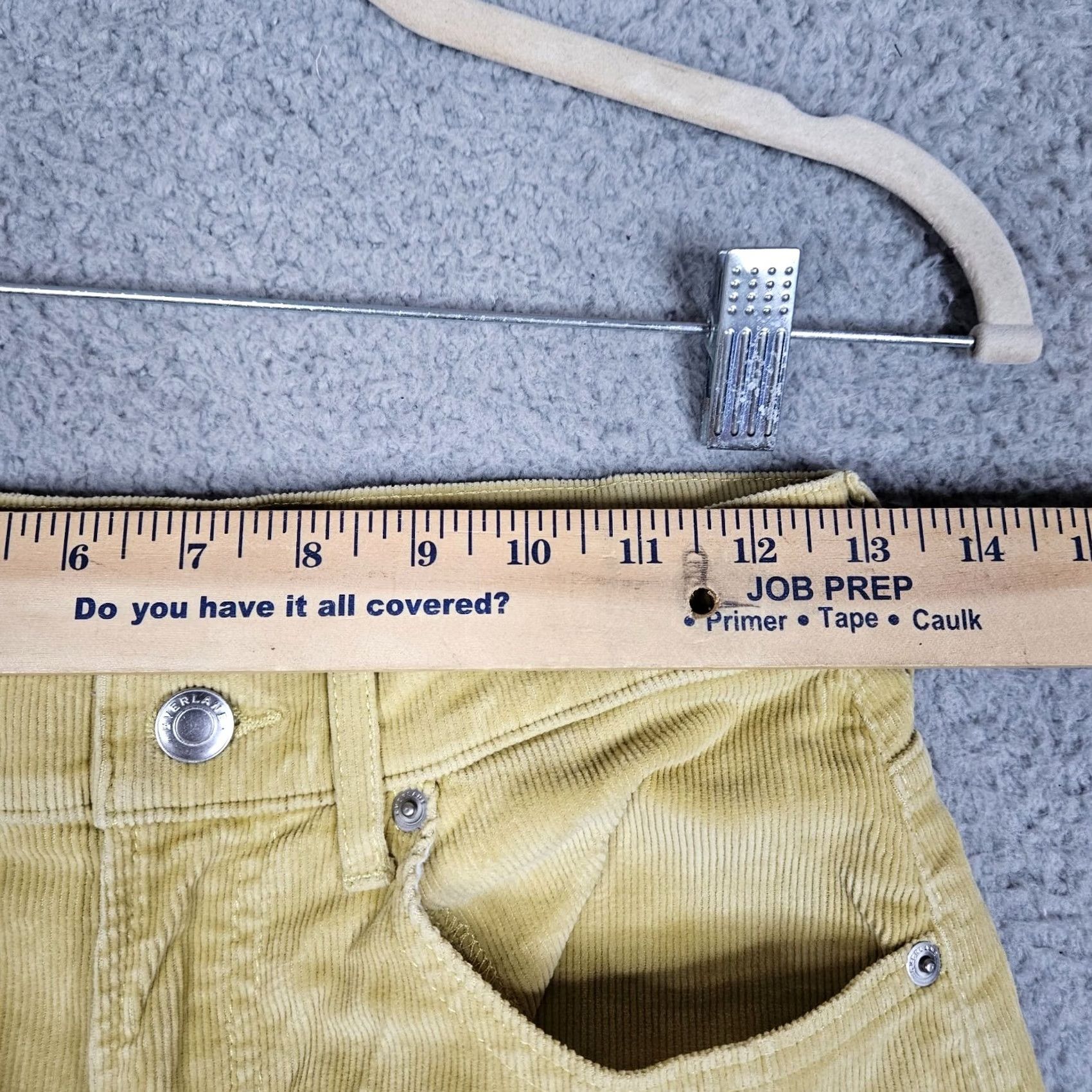 Everlane Everlane Pants Mid-Rise Corduroy Yellow Size 26 Women’s Size 26" / US 2 / IT 38 - 6 Thumbnail