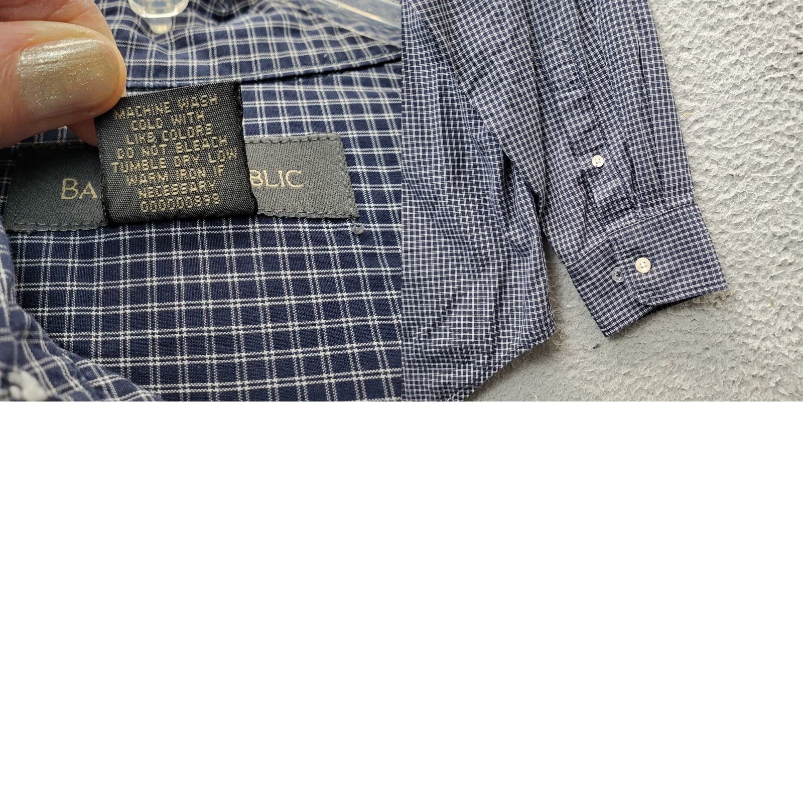 Banana Republic Banana Republic Shirt Womens Size L Multicolor Check Long Sleeve Collared Button Down Regular Fit Clothing Top Women Size L / US 10 / IT 46 - 8 Thumbnail