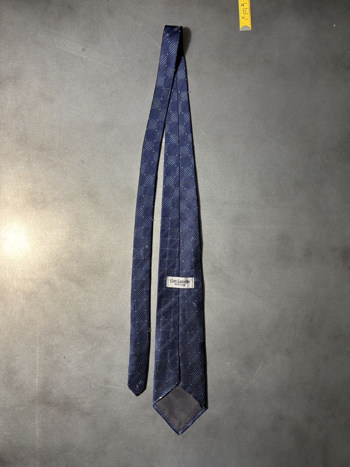 Guy Laroche Vintage Guy Laroche Silk Tie Diffusion Patterned Necktie 90s Size ONE SIZE - 4 Thumbnail