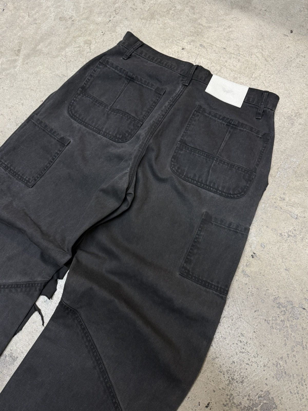ALEXANDER DIGENOVA Alexander Digenova Dirty Black Cutout Pants Size US 30 / EU 46 - 4 Thumbnail