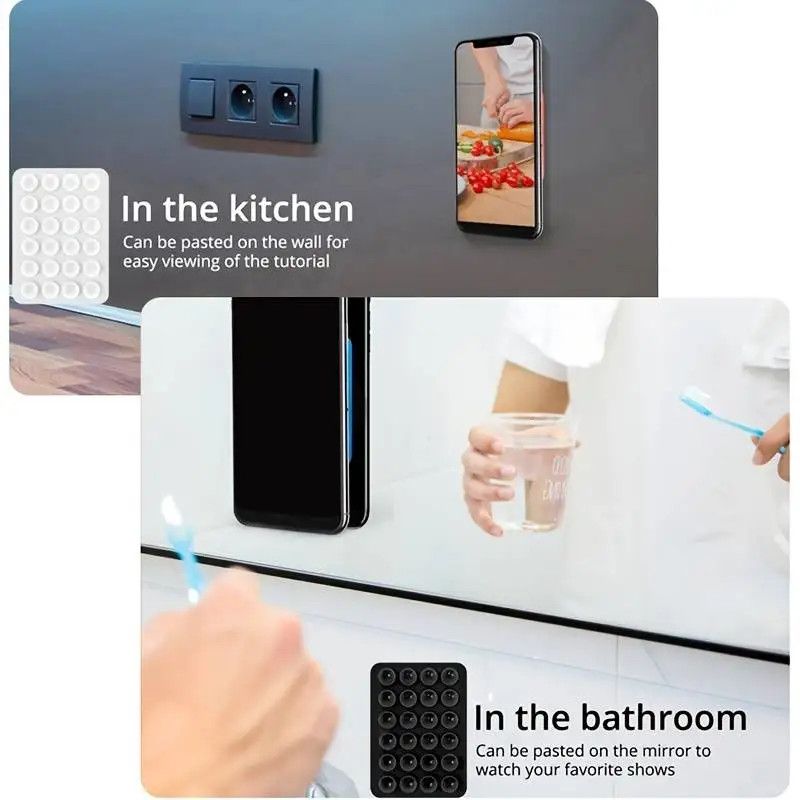Other Silicone Suction Phone Holder Mat Multifunctional Wall Stand Size ONE SIZE - 3 Thumbnail