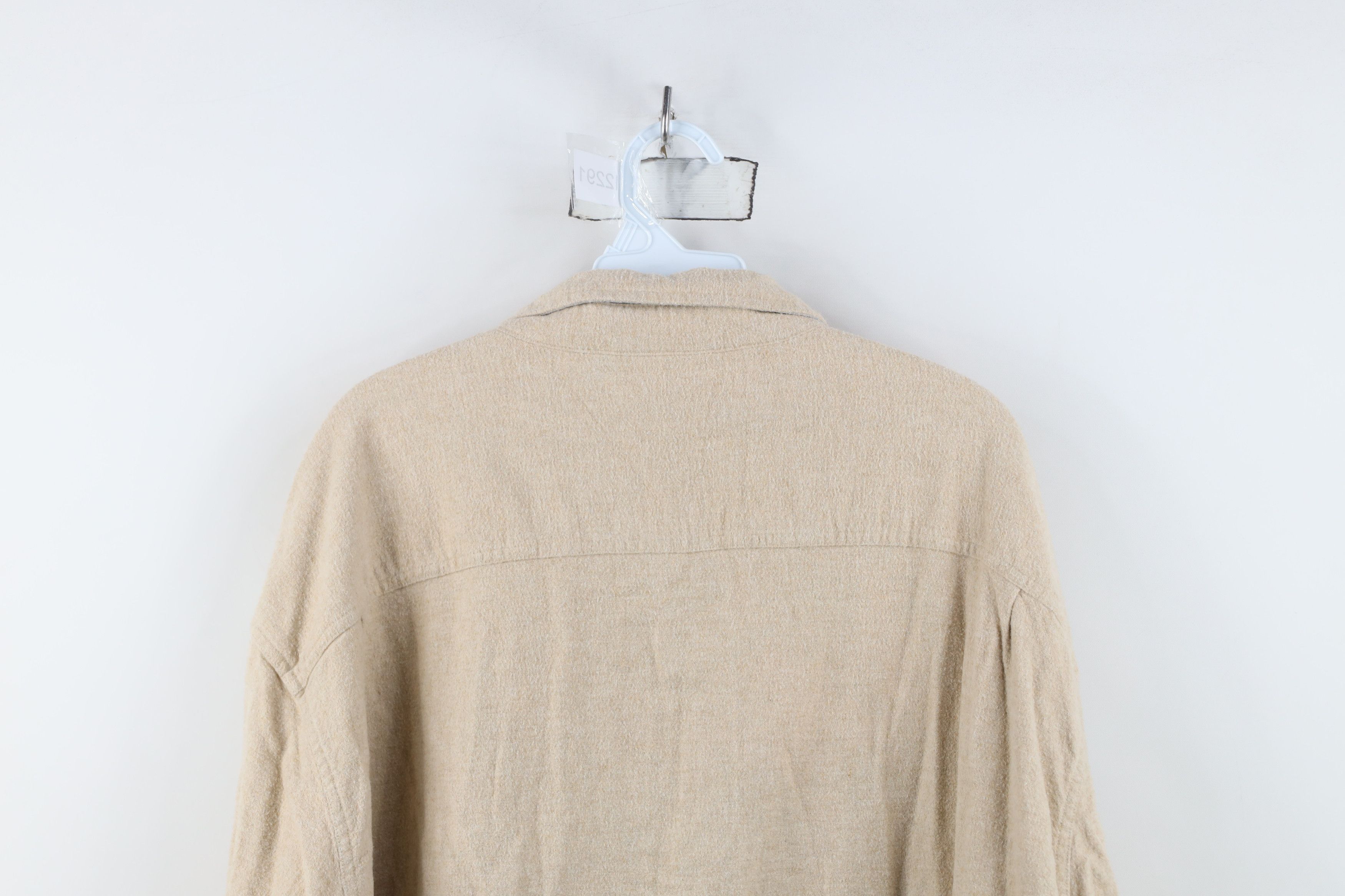 Vintage Vintage 90s Streetwear Faded Chamois Cloth Button Down Shirt Size US XXL / EU 58 / 5 - 10 Thumbnail