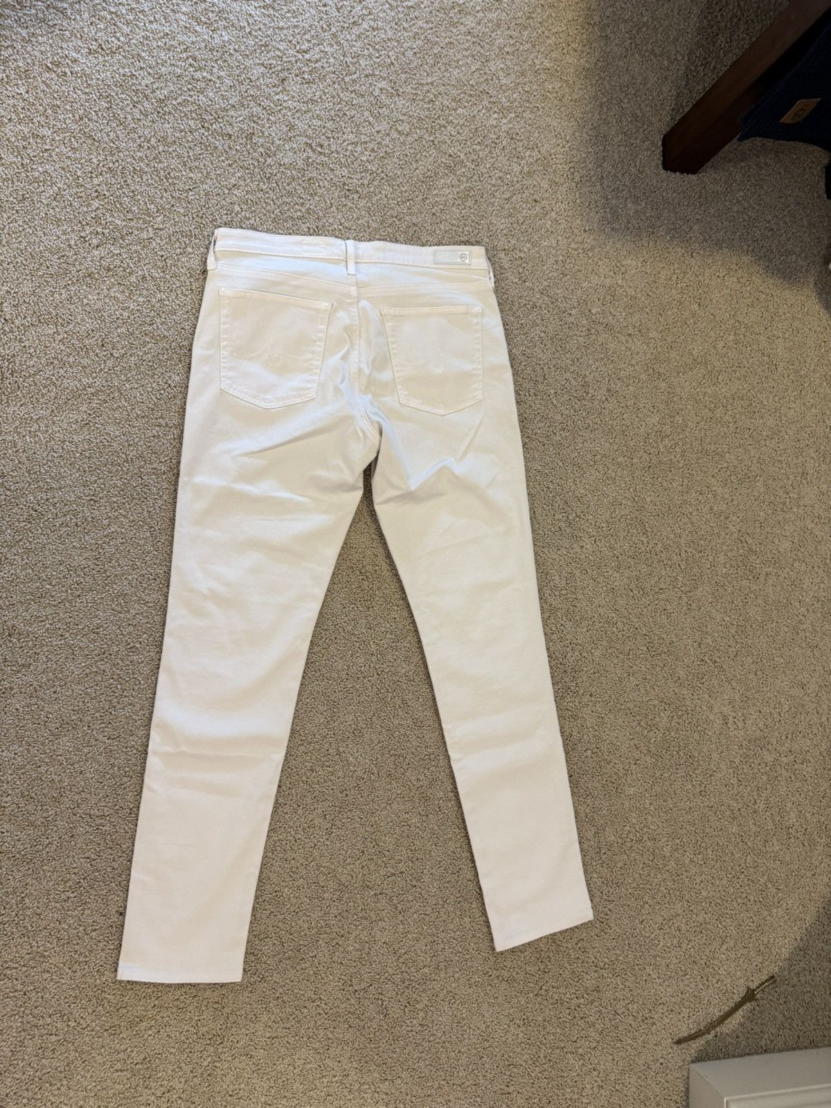 AG Adriano Goldschmied White stretch slim denim Size US 31 - 3 Thumbnail