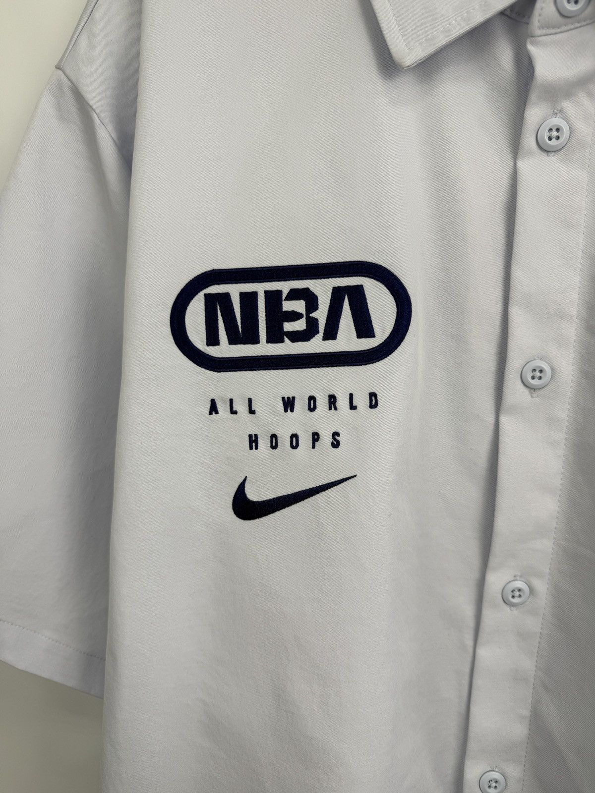 Nike 🇺🇸 Y2K Nike NBA N31 Club Woven Shirt All World Hoops Rare Size US XL / EU 56 / 4 - 8 Thumbnail