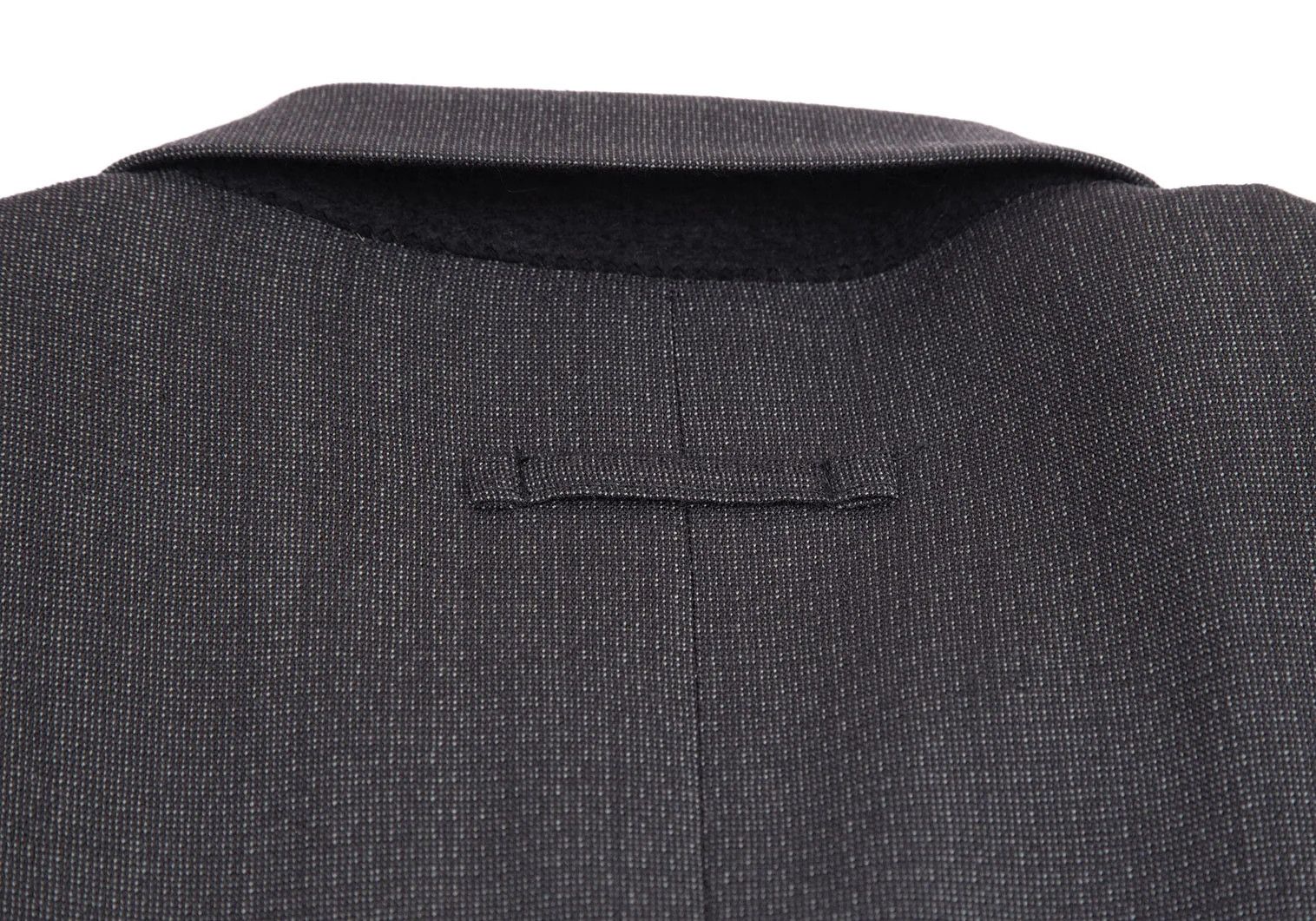 Jean Paul Gaultier Charcoal Double-Breasted Jacket with Kanji Print Size US M / EU 48-50 / 2 - 15 Thumbnail