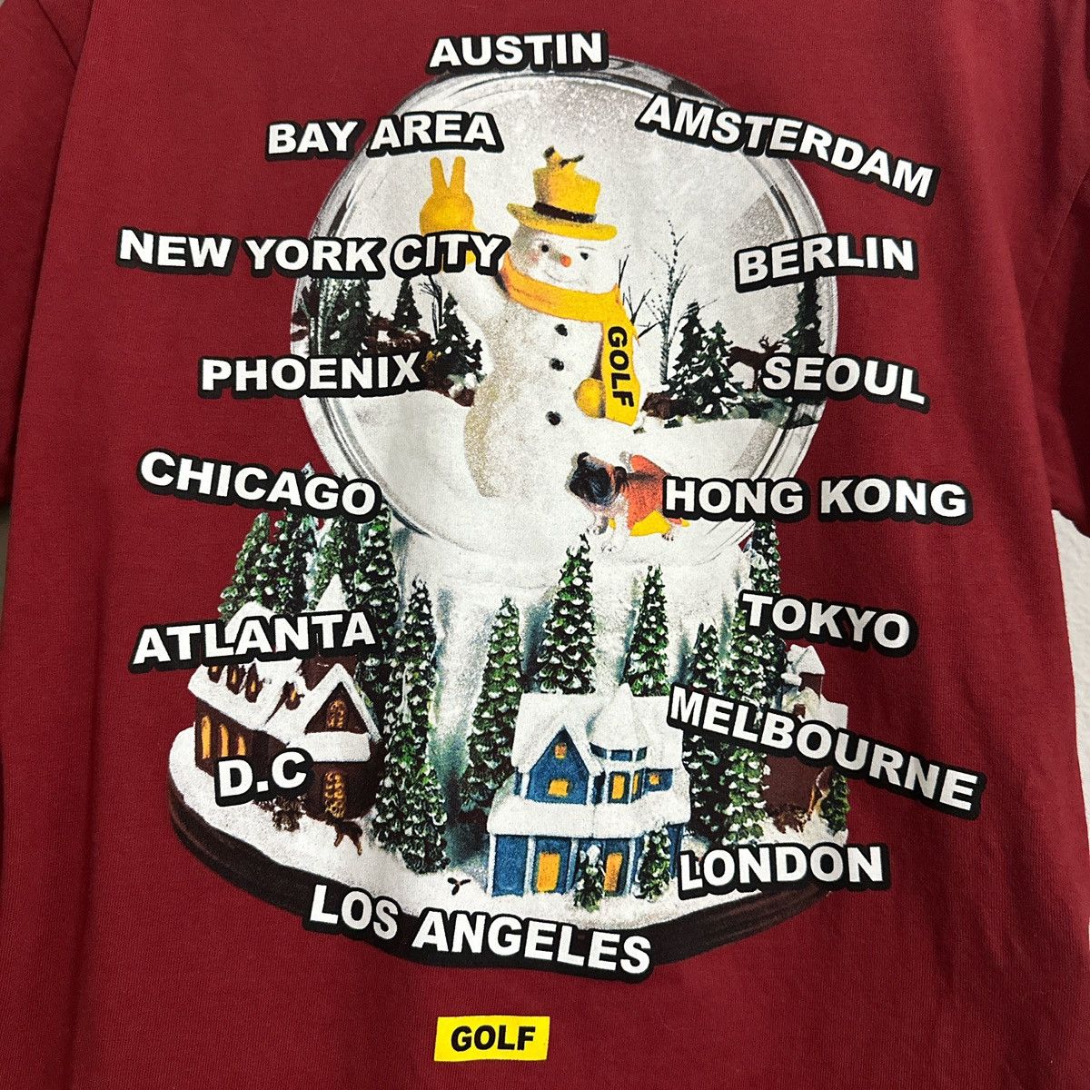 Golf Wang GOLFWANG CHRISTMAS STORE TEE Size US S / EU 44-46 / 1 - 4 Thumbnail