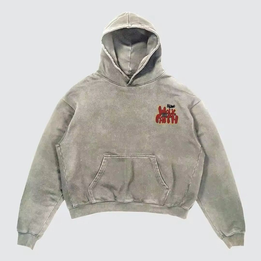Japanese Brand Y2K Retro Hooded Sweatshirt Size US XL / EU 56 / 4 - 1 Thumbnail