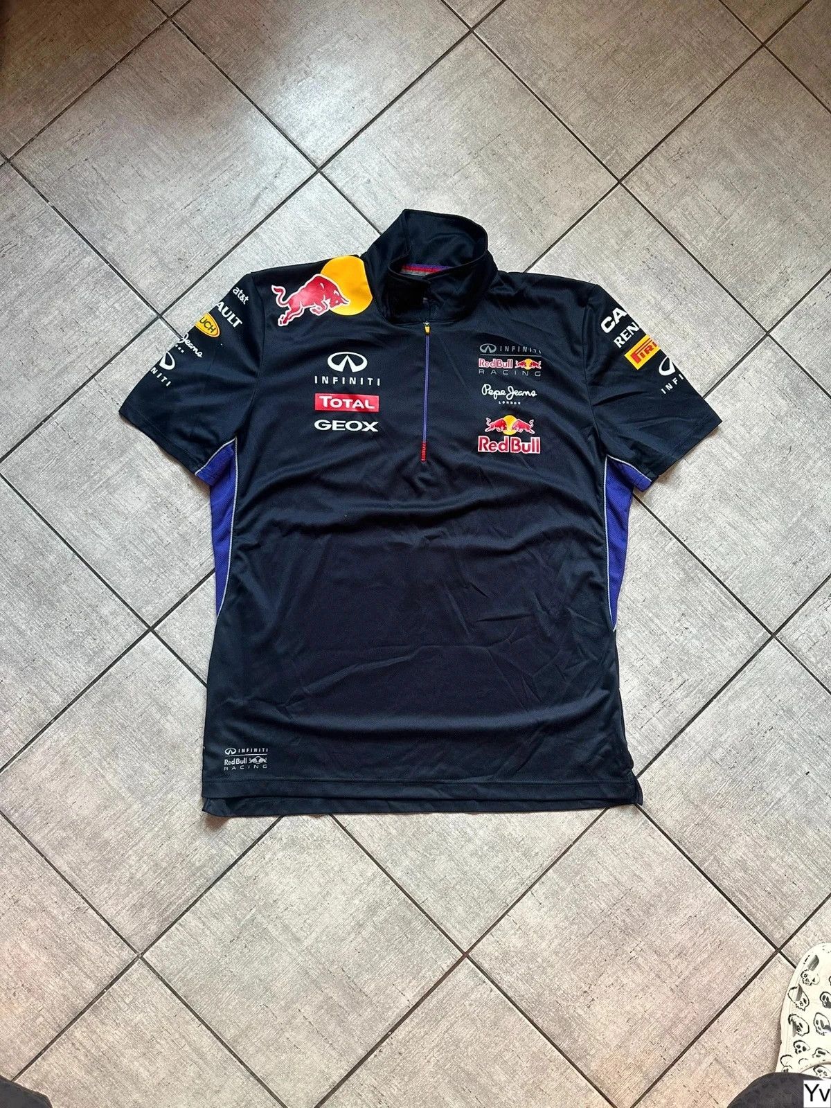 Red Bull Jersey F1 Red Bull Racing Pepe Jeans Polo Rare Cars Pirelli Size US XXL / EU 58 / 5 - 1 Thumbnail