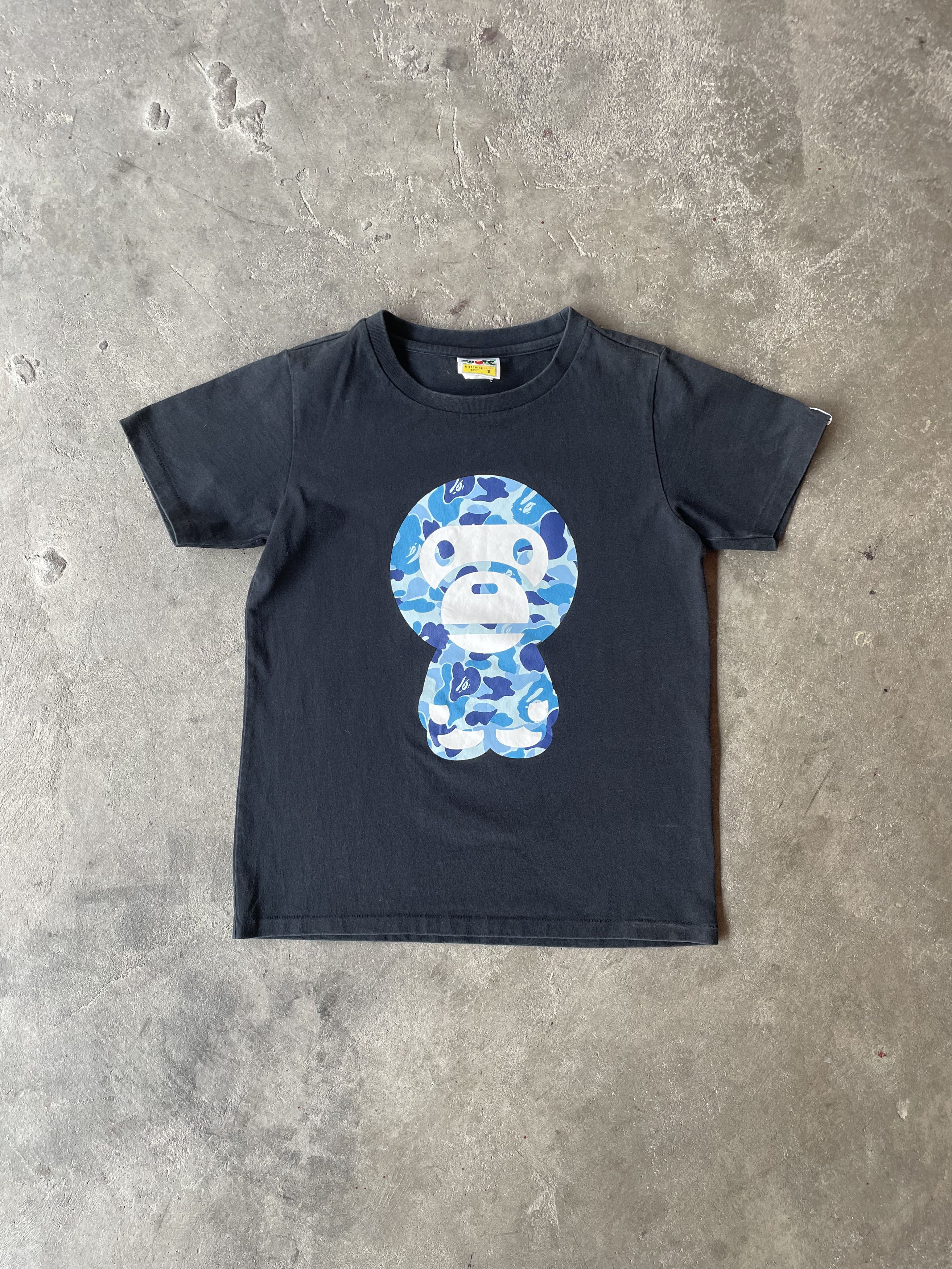 Bape Baby Milo x Bape Blue Camo T-Shirt Size S / US 4 / IT 40 - 8 Thumbnail
