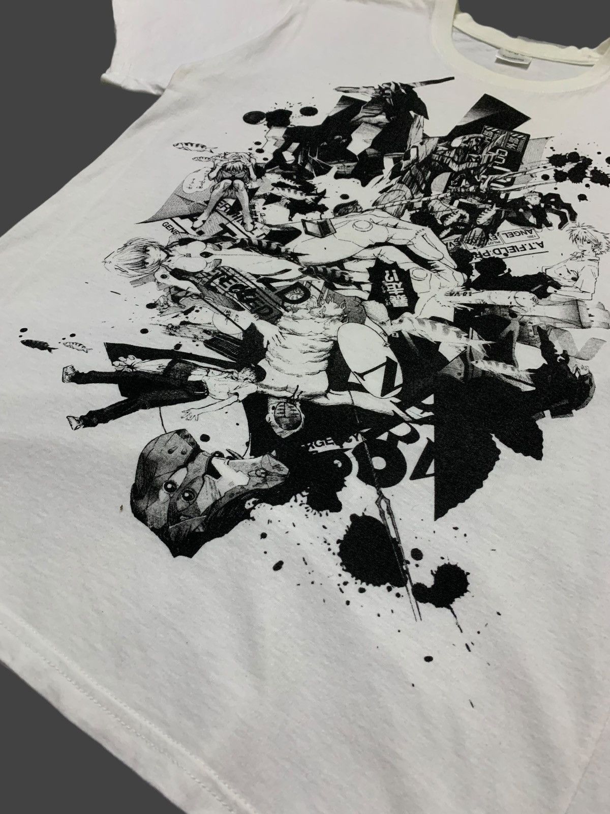 Japanese Brand × Vintage Vintage Neon Genesis Evangelion Anime Manga Movie TShirt Size US S / EU 44-46 / 1 - 8 Thumbnail