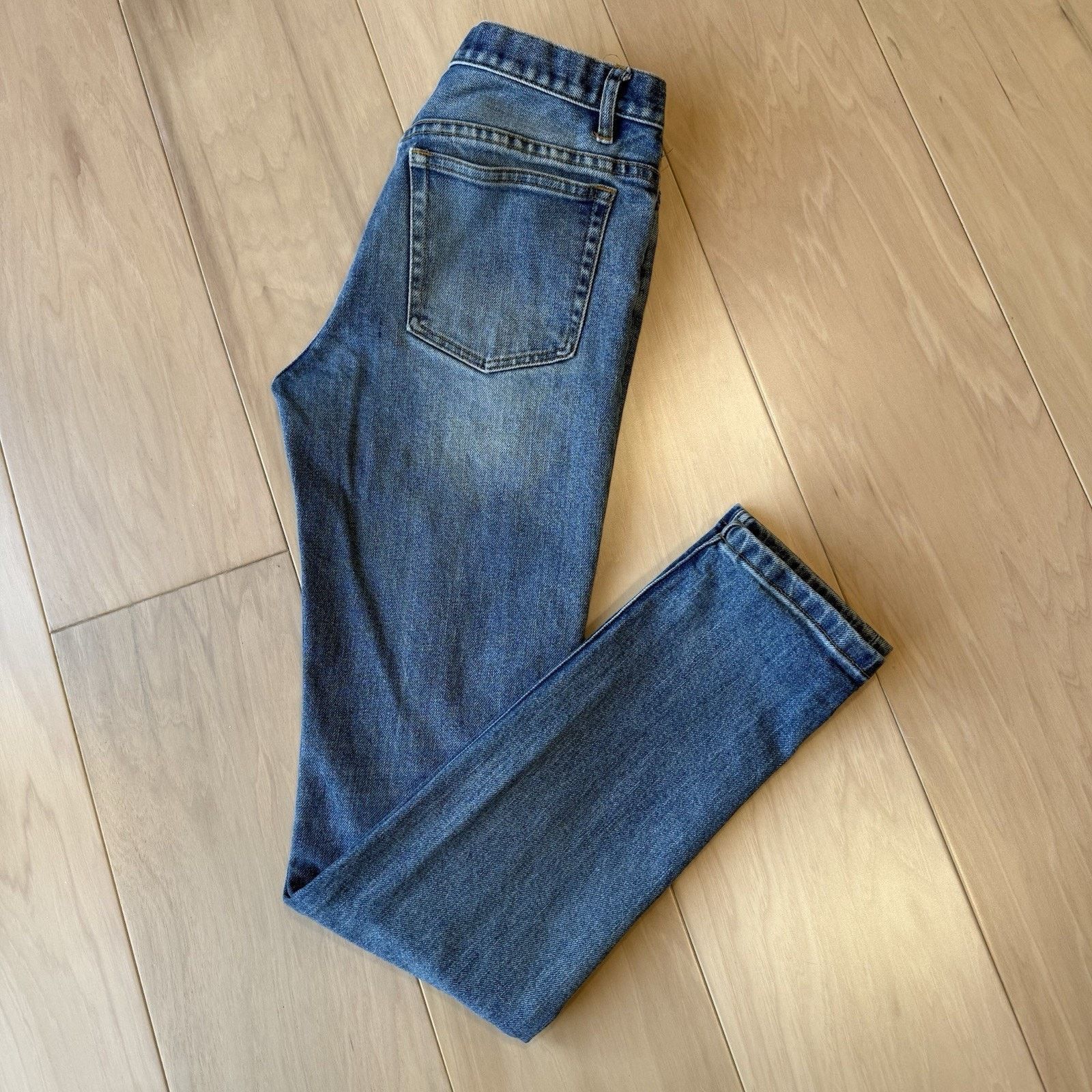 A.P.C. APC Jeans 28 Blue Medium Wash Denim Japan Button Fly Size US 28 / EU 44 - 10 Thumbnail