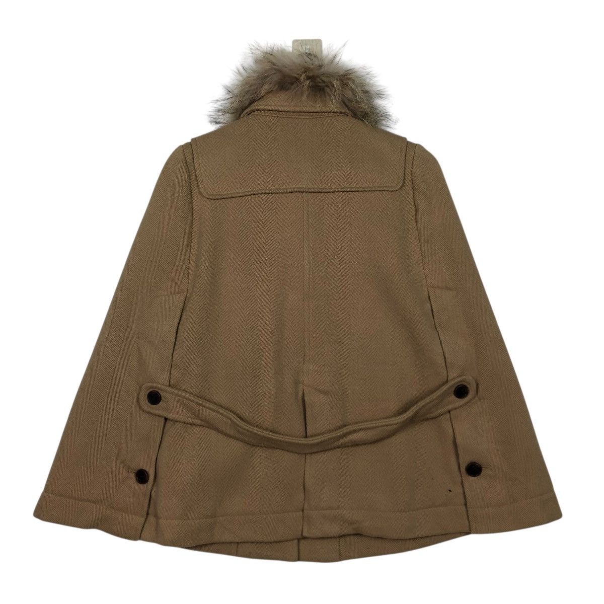 Japanese Brand 🔥VINTAGE WOOL CUPRA CLOAKS JOURNAL STANDARD FUR ISSEY MIYAKE Size US M / EU 48-50 / 2 - 10 Thumbnail