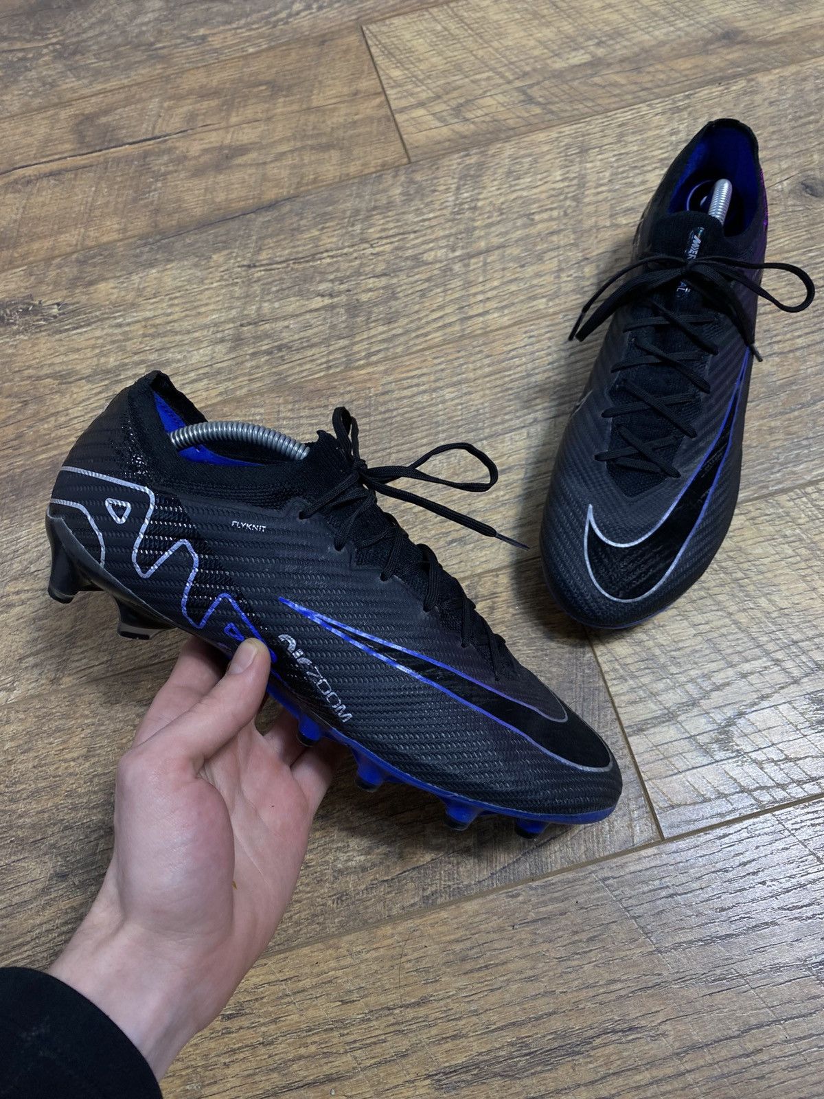 Nike Mercurial Vapor 15 Elite FG Black Royal - Size 11