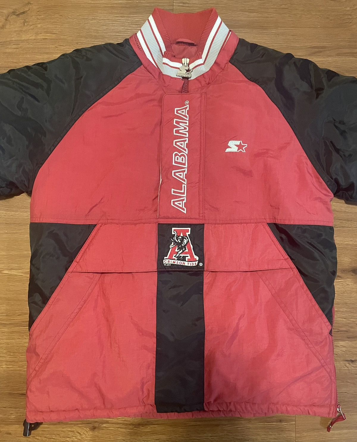 Alabama Crimson Tide Starter Jacket Size Small 90's Logo