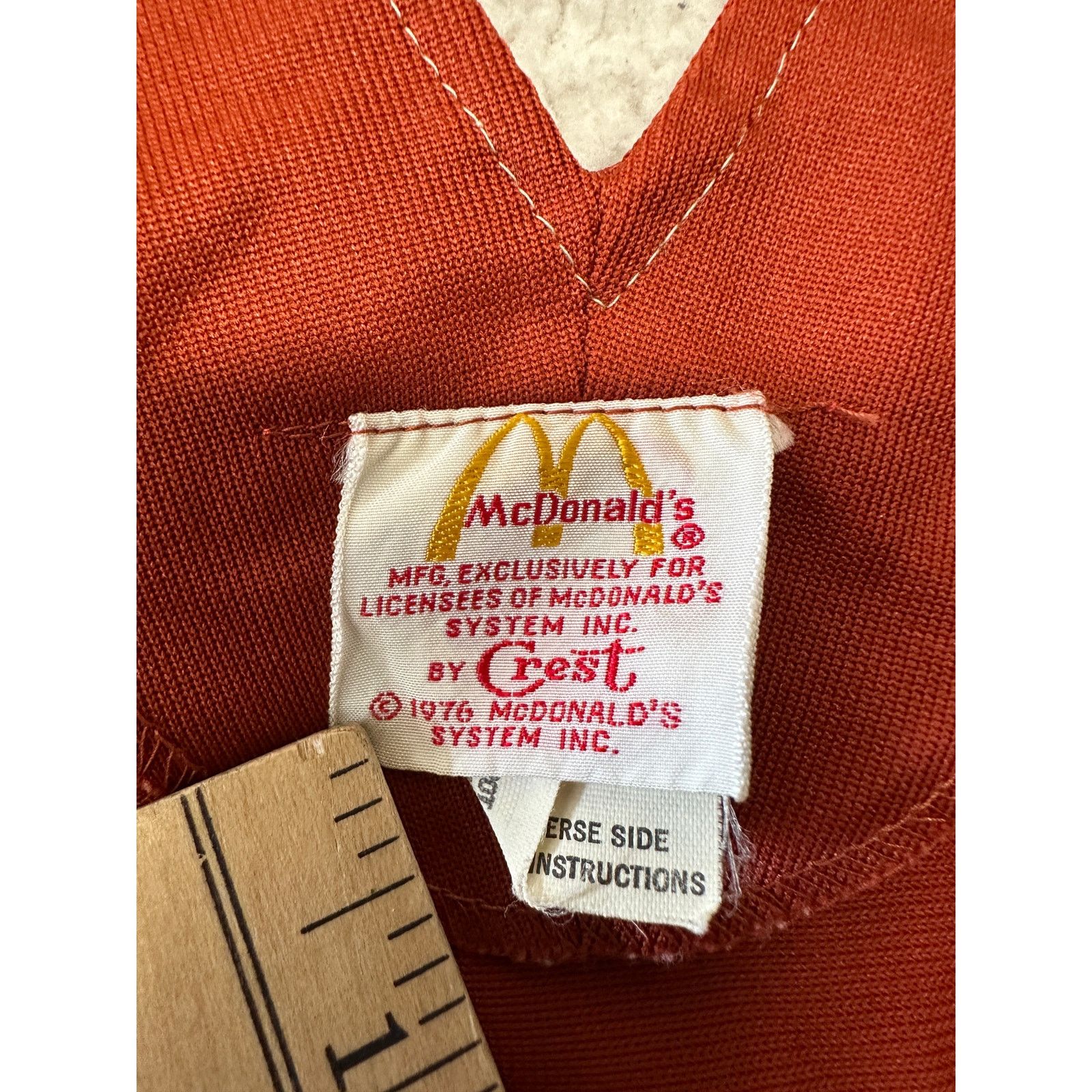 Other Vintage 1976 McDonald Employed Uniform Shirt Pants & Apron Size US M / EU 48-50 / 2 - 23 Thumbnail