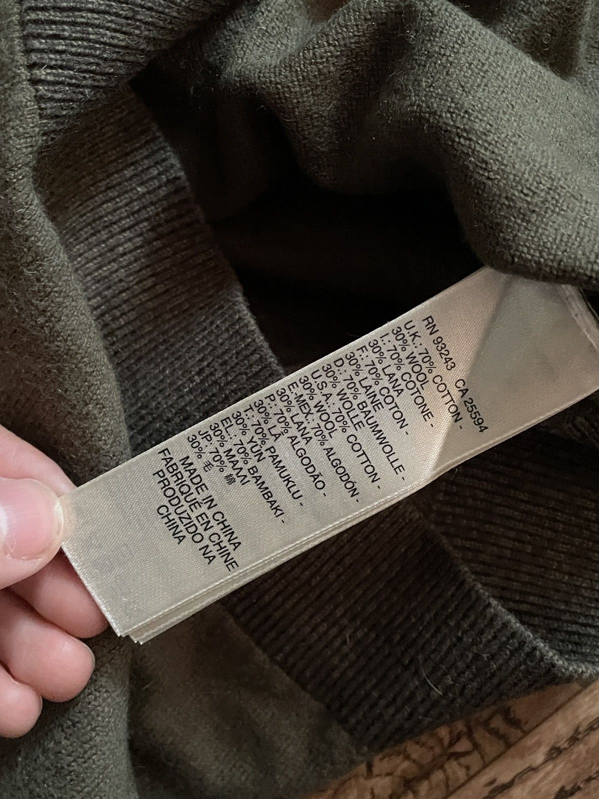 Diesel × Vintage Vintage Diesel style distressed y2k sweater Size US L / EU 52-54 / 3 - 6 Thumbnail