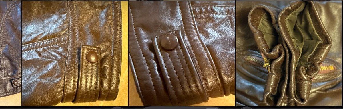Harley Davidson Harley Davidson AMC Cavalier Leather Trucker/Moto Jacket 36 Size US XXS / EU 40 - 21 Thumbnail