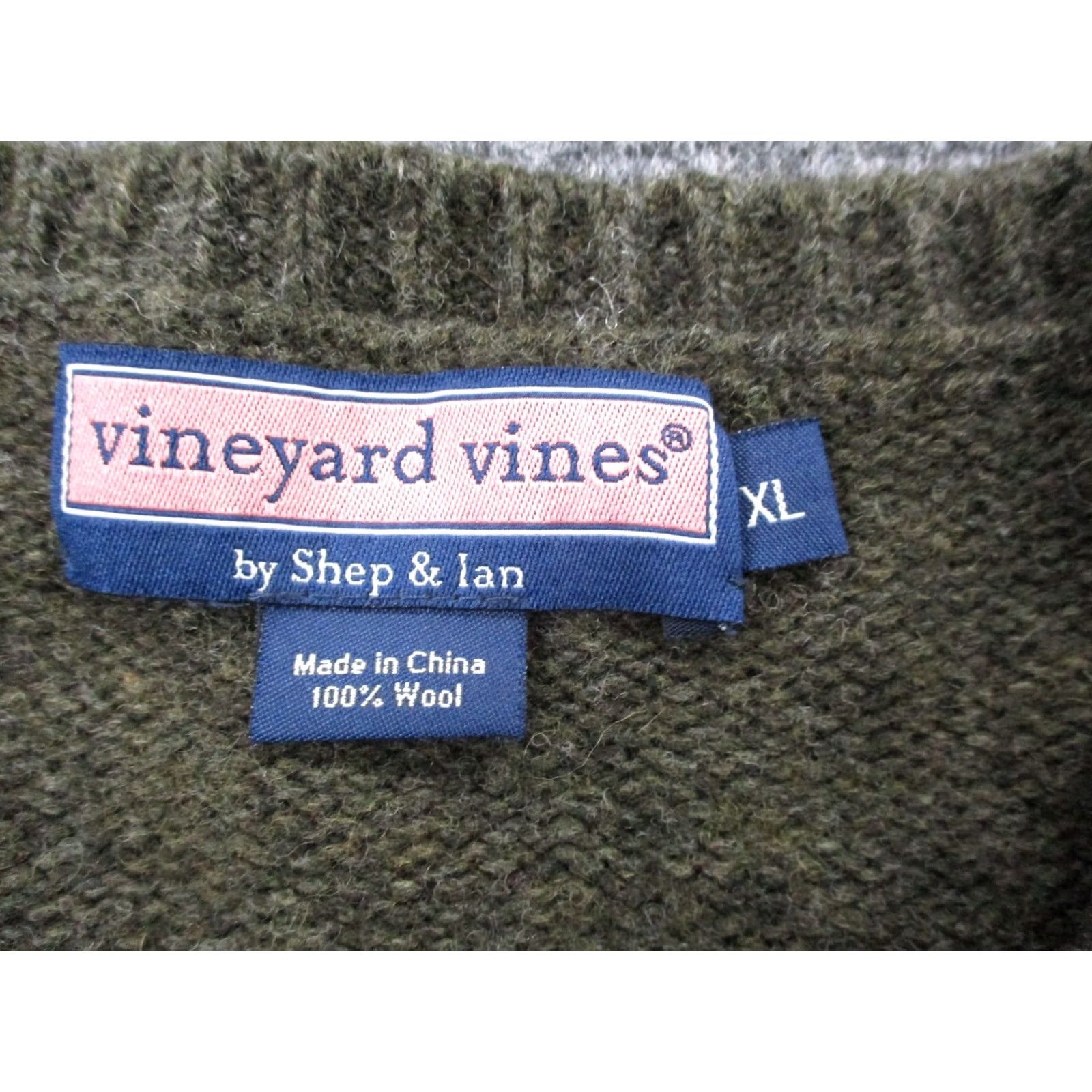 Vineyard Vines Vineyard Vines Sweater Mens XL Olive Green Wool Pullover Casual Basic Men Wool Pullover Olive Green Vineyard Vines Shirt? Size US XL / EU 56 / 4 - 7 Thumbnail