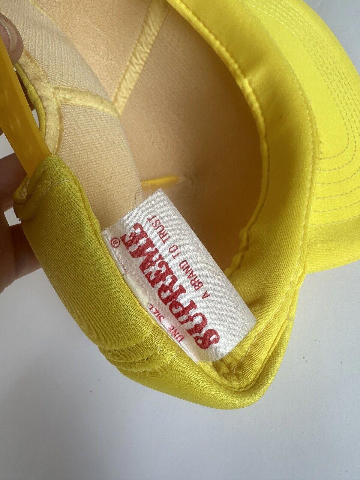Supreme Vintage Supreme Snapback Hat Yellow Size ONE SIZE - 4 Thumbnail