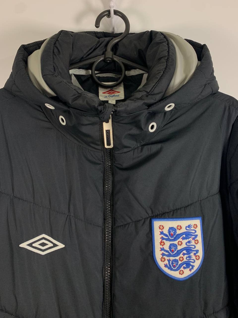 Umbro × Vintage England Umbro Vintage Jacket Official product Black Jersey Size US L / EU 52-54 / 3 - 2 Thumbnail
