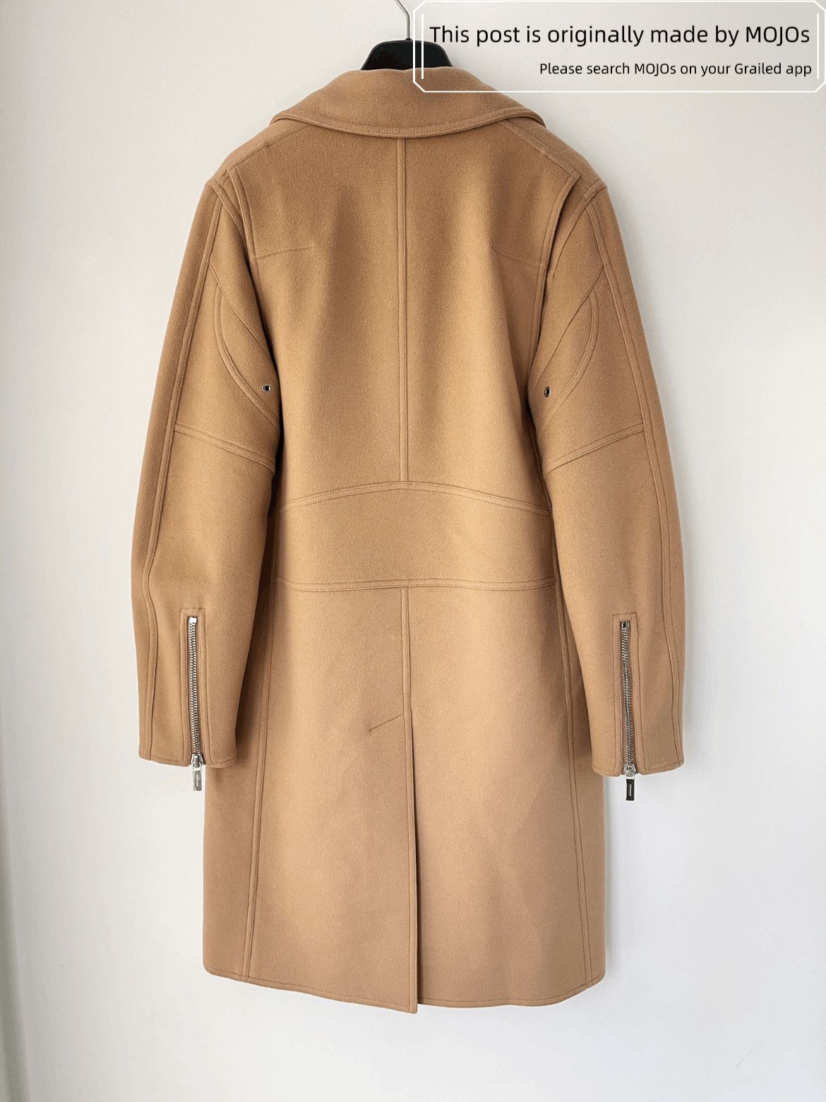 Dior Sz 44 Dior Homme 18AW Multi Zip Wool Coat Size US S / EU 44-46 / 1 - 2 Thumbnail