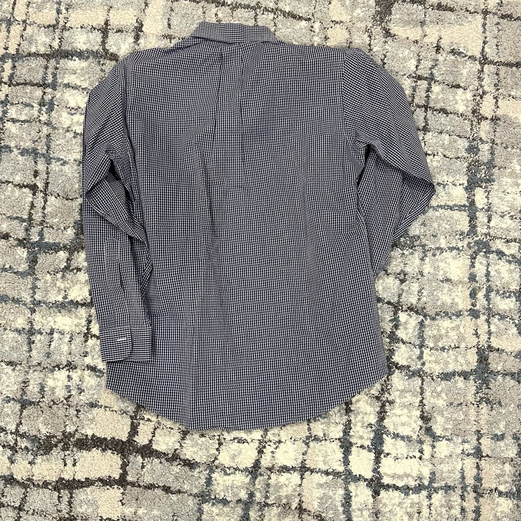 Brooks Brothers Brooks Brothers 1818 Dress Shirt Lot 16 33 Non Iron Supima Cotton Regent Polka Dot/Blue Regular Men's Shirt Size 42R - 5 Thumbnail