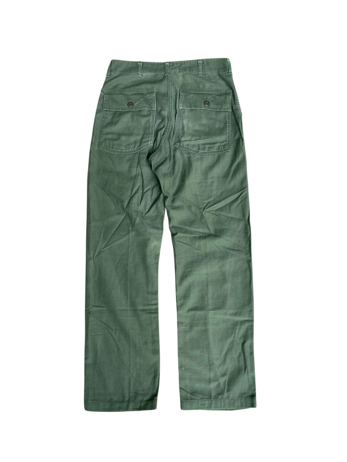 Vintage OG 107 VTG US Army Fatigue Military Baker Pants Size US 30 / EU 46 - 3 Thumbnail