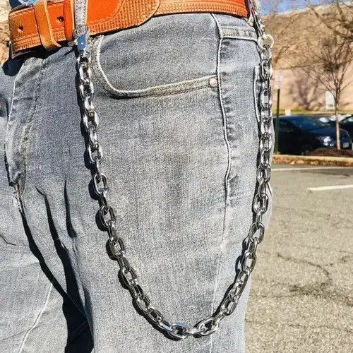 High Sport × Jean × Jewelry Unisex Pant Chains Wallet Chain Jean Trouser Chain Size ONE SIZE - 1 Thumbnail