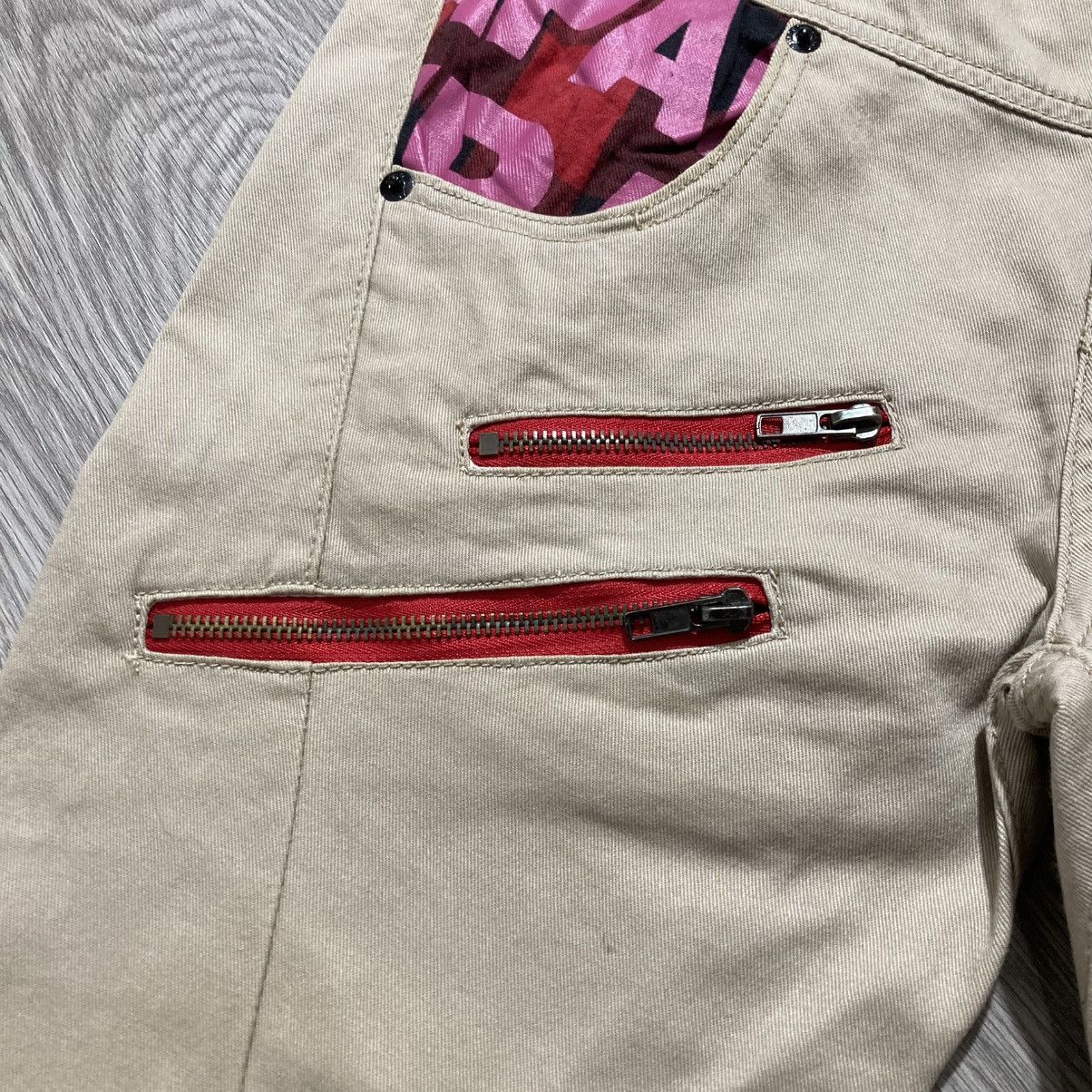 If Six Was Nine 2000s Japanese Brand Biker Shortpants Punk Lgb Style Size US 29 - 5 Thumbnail