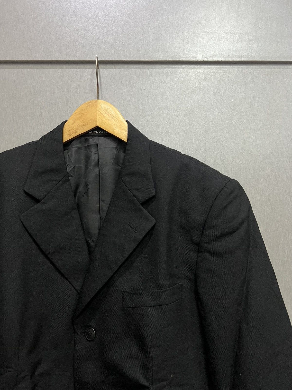 Balenciaga 90s Vintage Balenciaga Blazer Jacket Size 40R - 2 Thumbnail