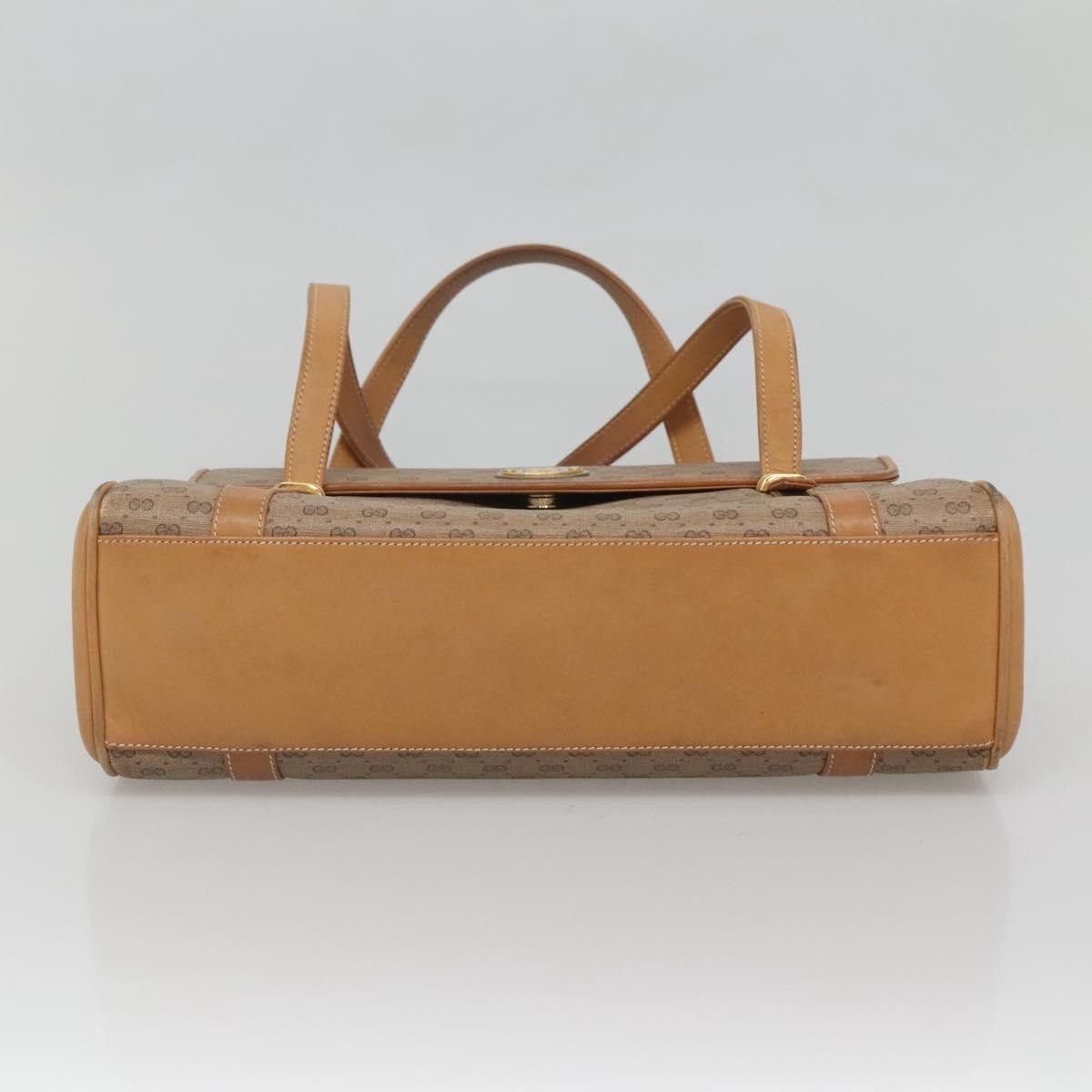 Gucci GUCCI Micro GG Supreme Hand Bag Pvc Beige Gold 000 46 000 46 Size ONE SIZE - 9 Thumbnail