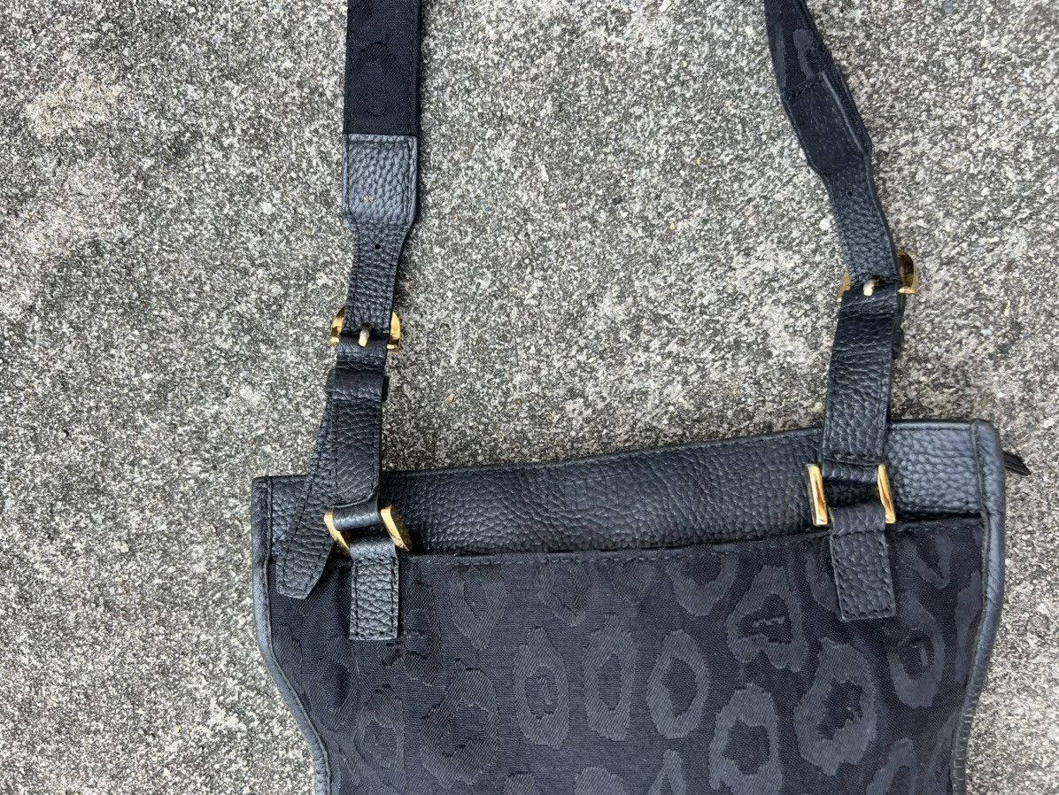 Leather Vintage FEILER Germany Hybrid Leather Jacquard Sling Bag Size ONE SIZE - 13 Thumbnail