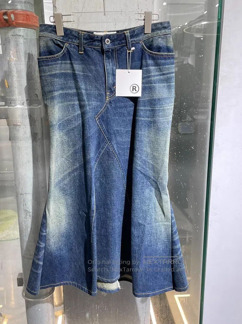 Other Junya Watanabe size M Fishtail denim skirt Size 22" - 1 Thumbnail