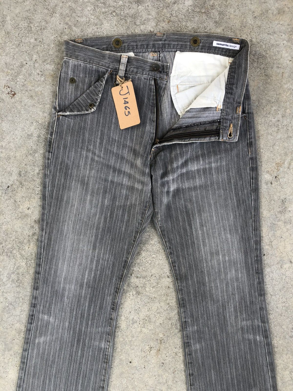 Semantic Design Flared Jeans Hickory Distressed