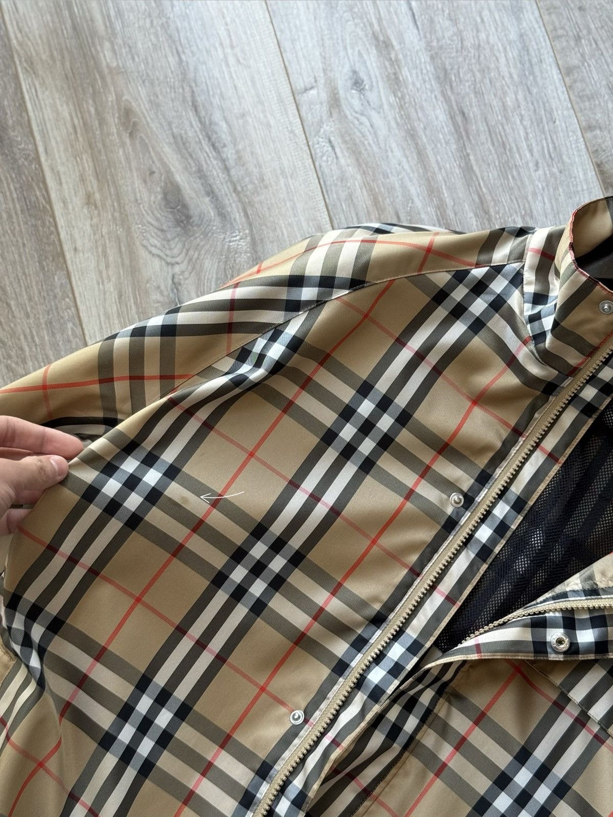 Burberry Burberry Golf Nova Check Light Jacket Polyester Size US XL / EU 56 / 4 - 14 Thumbnail