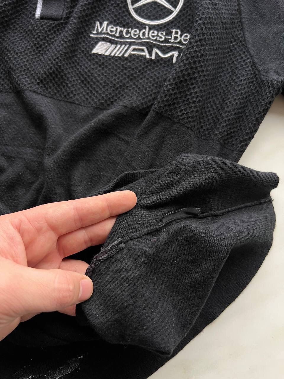 Mercedes-Benz Vintage Mercedes Benz AMG Racing Polo T-Shirt Size L Black Size US L / EU 52-54 / 3 - 5 Thumbnail