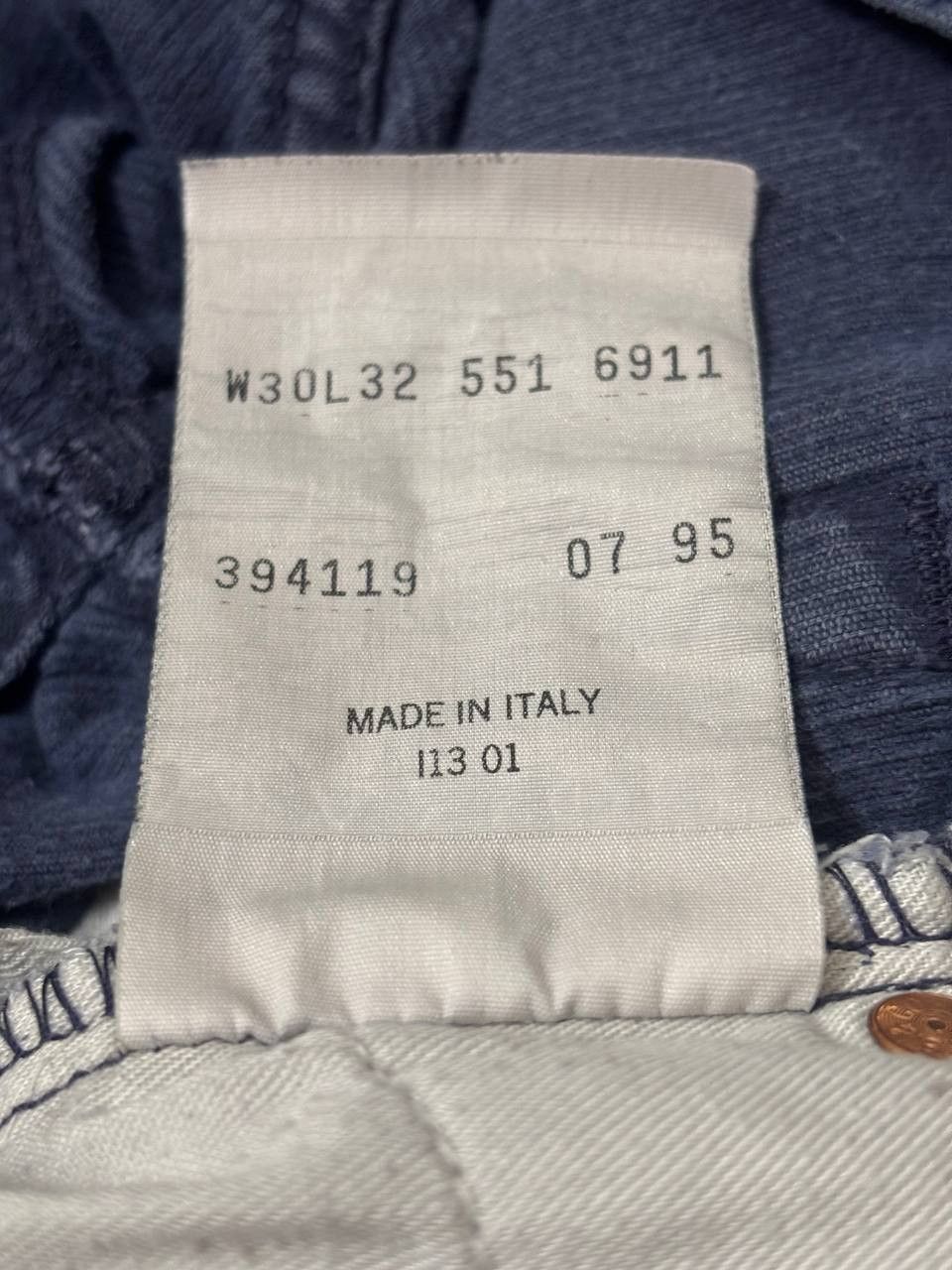Levi's Vintage Clothing Levi’s 551 Cargo Corduroy Pants –1995–Made in Italy–Vintage Size US 30 / EU 46 - 7 Thumbnail