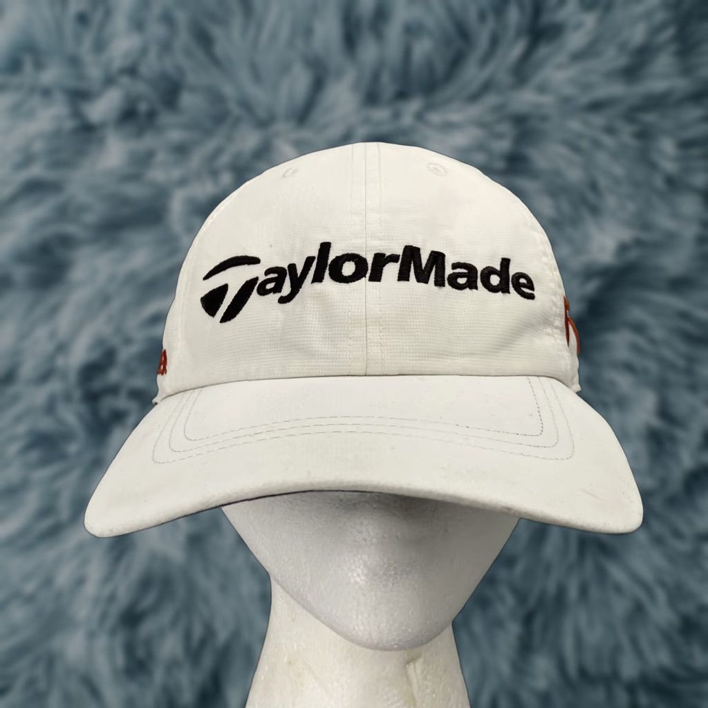 TaylorMade TaylorMade Hat Adult Strap Back White Aero Burner R15 Golf Polyester Mens Size ONE SIZE - 1 Thumbnail